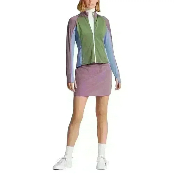RLX Golf Ralph Lauren Women's M Color-Blocked Jersey Full-Zip Jacket NWT $168 - Picture 3 of 5